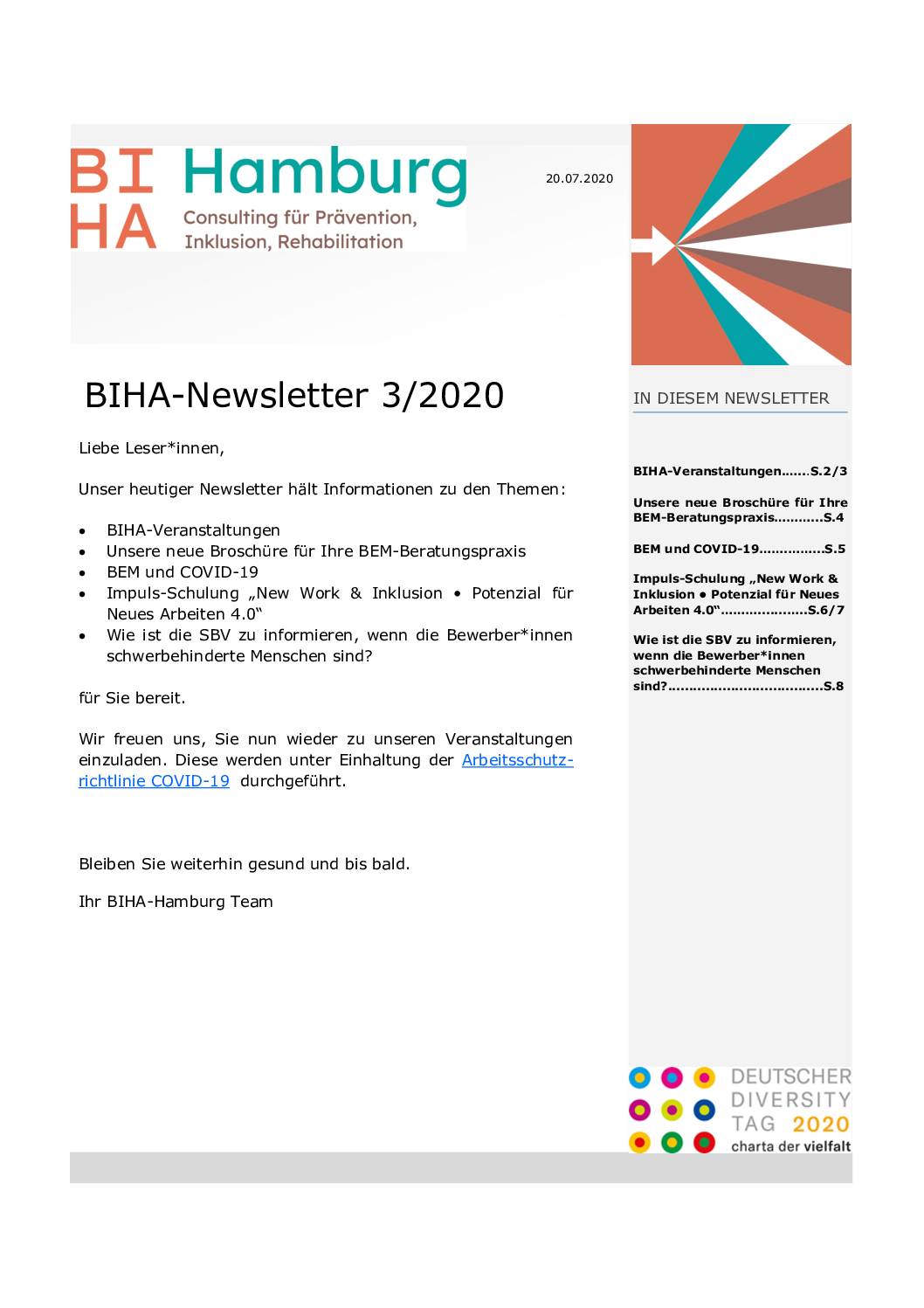 BIHA-Newsletter 3_2020