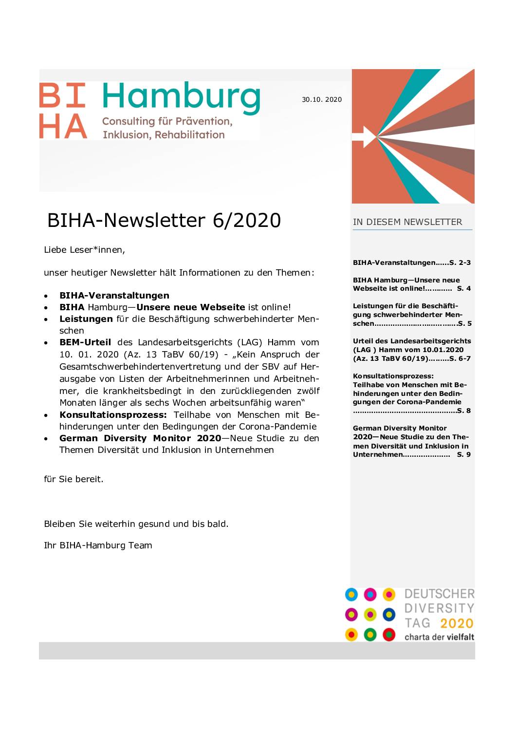 BIHA-Newsletter 6_2020